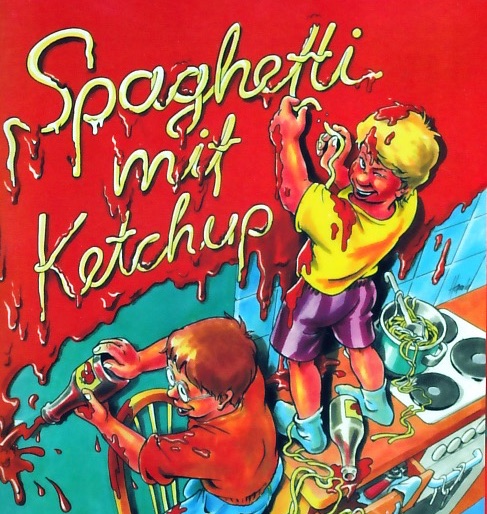 Spaghetti mit Ketchup
